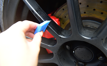 ホイールコーティングでいつでもキレイに