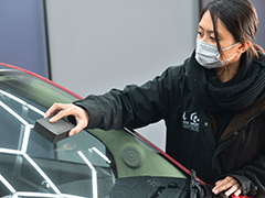 ウインドウガラスウロコ取り＆撥水コーティング